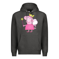 Charcoal Heather pig Premium Hoodie - linhVisuals
