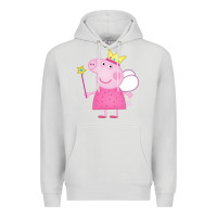 Dove Grey pig Premium Hoodie - linhVisuals