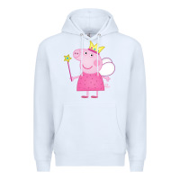 White pig Premium Hoodie - linhVisuals