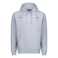 Heather Grey for a minute there you bored me to death Premium Hoodie - linhVisuals