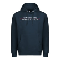 Navy for a minute there you bored me to death Premium Hoodie - linhVisuals