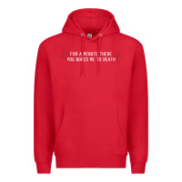 Red for a minute there you bored me to death Premium Hoodie - linhVisuals
