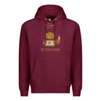 Burgundy fox news new Premium Hoodie - linhVisuals