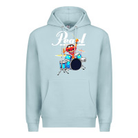 Blue Mist the muppet show animal playing pearl drums Premium Hoodie - linhVisuals