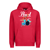 Cardinal the muppet show animal playing pearl drums Premium Hoodie - linhVisuals