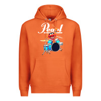 Carrot the muppet show animal playing pearl drums Premium Hoodie - linhVisuals