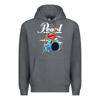 Rock the muppet show animal playing pearl drums Premium Hoodie - linhVisuals