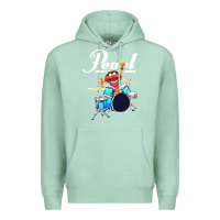 Seafoam the muppet show animal playing pearl drums Premium Hoodie - linhVisuals