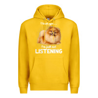 Lemon pomeranian i hear you not listening t shirt Premium Hoodie - linhVisuals