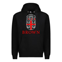 Black brown university Premium Hoodie - linhVisuals