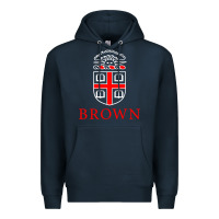 Navy brown university Premium Hoodie - linhVisuals