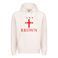 Pale Pink brown university Premium Hoodie - linhVisuals