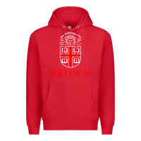 Red brown university Premium Hoodie - linhVisuals