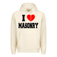 Tofu i love masonry Premium Hoodie - linhVisuals
