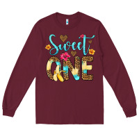 Burgundy sweet one banana Long Sleeve Tee - Artiststas