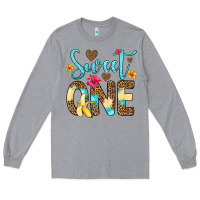 Heather Grey sweet one banana Long Sleeve Tee - Artiststas
