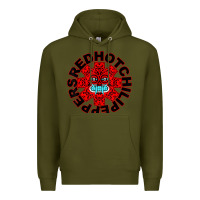 Army Green r.e.d h.o.t c.h.i.l.i p.e.p.p.e.r.s t shirt Premium Hoodie - linhVisuals