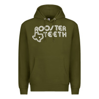 Army Green rooster teeth Premium Hoodie - linhVisuals