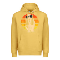 Antique Gold retro basset hound t shirt men women kids gift t shirt Premium Hoodie - linhVisuals