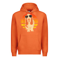 Carrot retro basset hound t shirt men women kids gift t shirt Premium Hoodie - linhVisuals