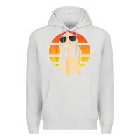 Dove Grey retro basset hound t shirt men women kids gift t shirt Premium Hoodie - linhVisuals