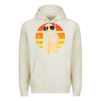 Oatmeal Heather retro basset hound t shirt men women kids gift t shirt Premium Hoodie - linhVisuals