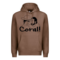 Chestnut the walking dead  coral Premium Hoodie - linhVisuals