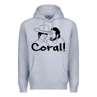 Heather Grey the walking dead  coral Premium Hoodie - linhVisuals