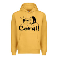 Mustard the walking dead  coral Premium Hoodie - linhVisuals