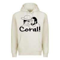 Oatmeal Heather the walking dead  coral Premium Hoodie - linhVisuals