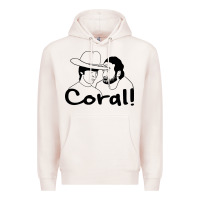 Pale Pink the walking dead  coral Premium Hoodie - linhVisuals