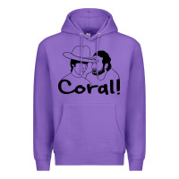 Purple the walking dead  coral Premium Hoodie - linhVisuals