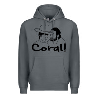 Rock the walking dead  coral Premium Hoodie - linhVisuals