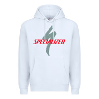 White Specialized Bikes Bicycle Premium Hoodie - linhVisuals