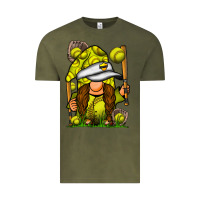 Vintage Olive softball gnome Vintage Tee - SublimationCraftShop