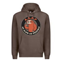 Coffee as slow as possible Premium Hoodie - linhVisuals