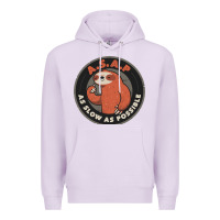 Lilac as slow as possible Premium Hoodie - linhVisuals