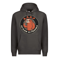 Smoke as slow as possible Premium Hoodie - linhVisuals