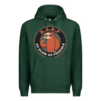 Sports Green as slow as possible Premium Hoodie - linhVisuals