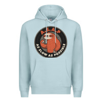 Blue Mist as slow as possible Premium Hoodie - linhVisuals