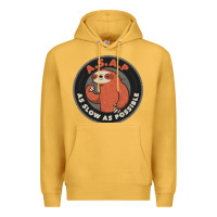 Mustard as slow as possible Premium Hoodie - linhVisuals