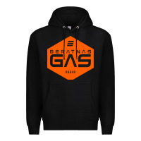 Black beratnas gas Premium Hoodie - linhVisuals