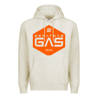 Oatmeal Heather beratnas gas Premium Hoodie - linhVisuals