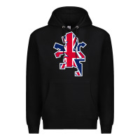 Black great britain national Premium Hoodie - linhVisuals