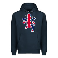 Navy great britain national Premium Hoodie - linhVisuals