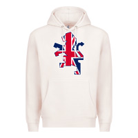 Pale Pink great britain national Premium Hoodie - linhVisuals