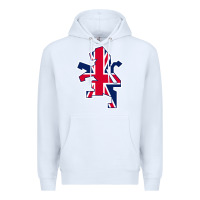 White great britain national Premium Hoodie - linhVisuals