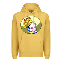 Antique Gold bloaty pizza hog Premium Hoodie - linhVisuals