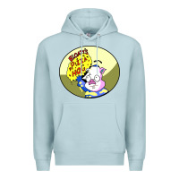 Blue Mist bloaty pizza hog Premium Hoodie - linhVisuals