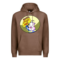 Chestnut bloaty pizza hog Premium Hoodie - linhVisuals